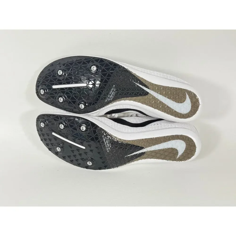 Nike Zoom Mamba 6 Track & Field Spikes White Black DR2733-100 Men’s 10.5